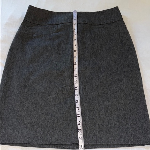 Reitmans Skirt Gray Mini Pencil Work Office Professional Business Women’s Sz 9 - Picture 7 of 10